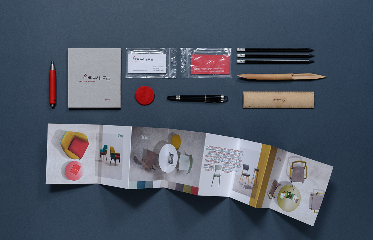 04. 01. Stationery Design, Catalogues and web site - New Life Contract